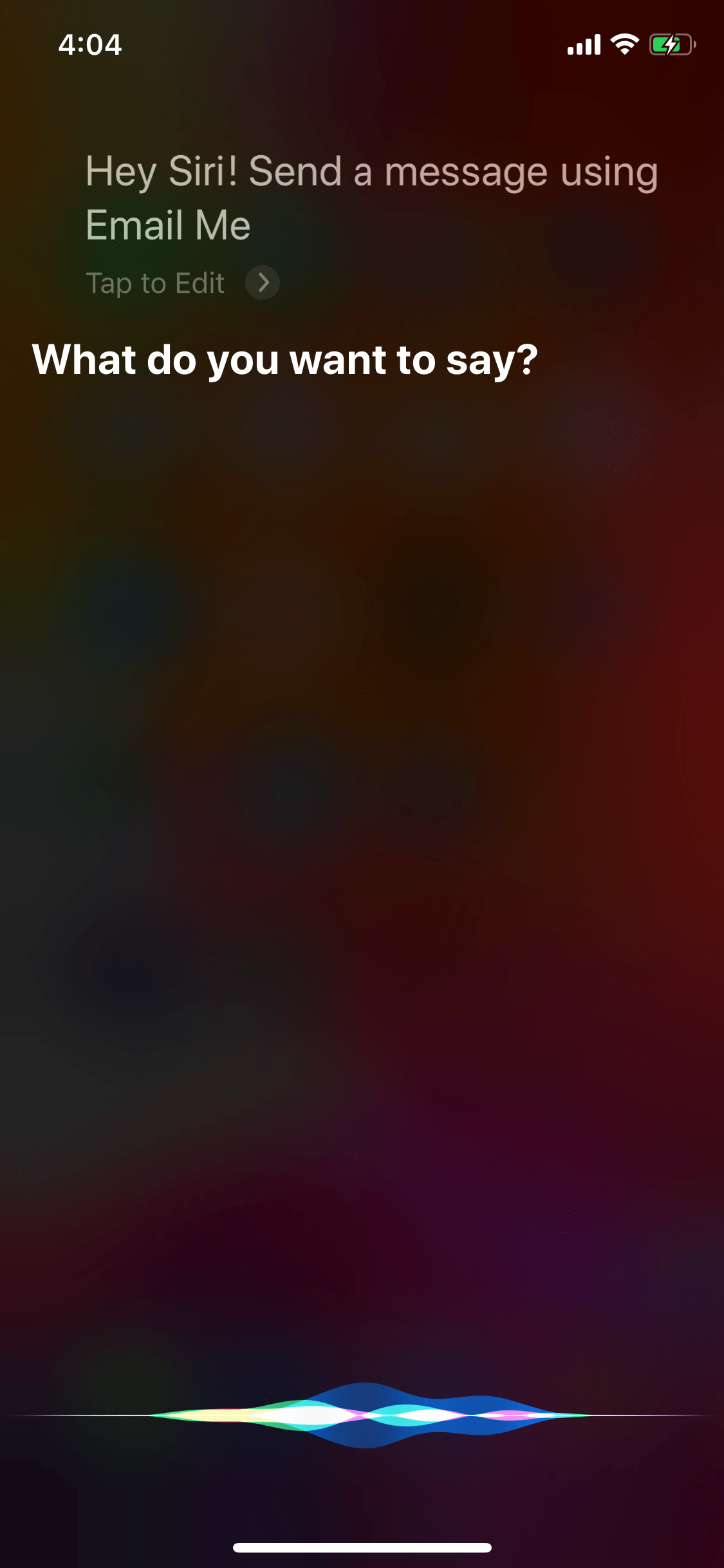 Email Me iOS 13